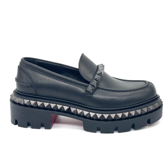 Christian Louboutin ST ROCH PYRACLOU FLAT Lug Spikes Loafers Moccasin Shoe - Picture 10 of 14